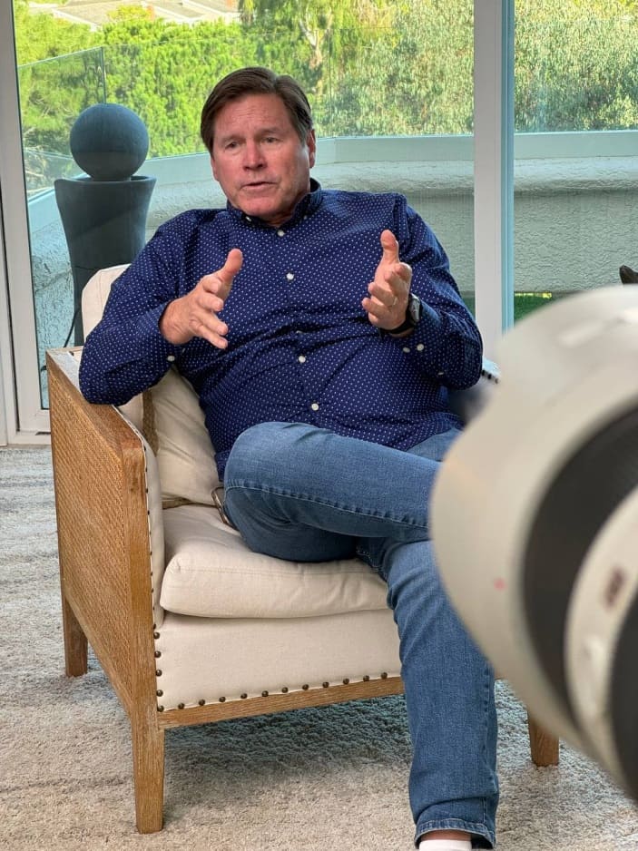 Brian Goodell in the film The Duel We Missed